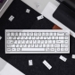 Brief White 104+25 Full PBT Dye Sublimation Keycaps Set for Cherry MX Mechanical Gaming Keyboard English / Japanese